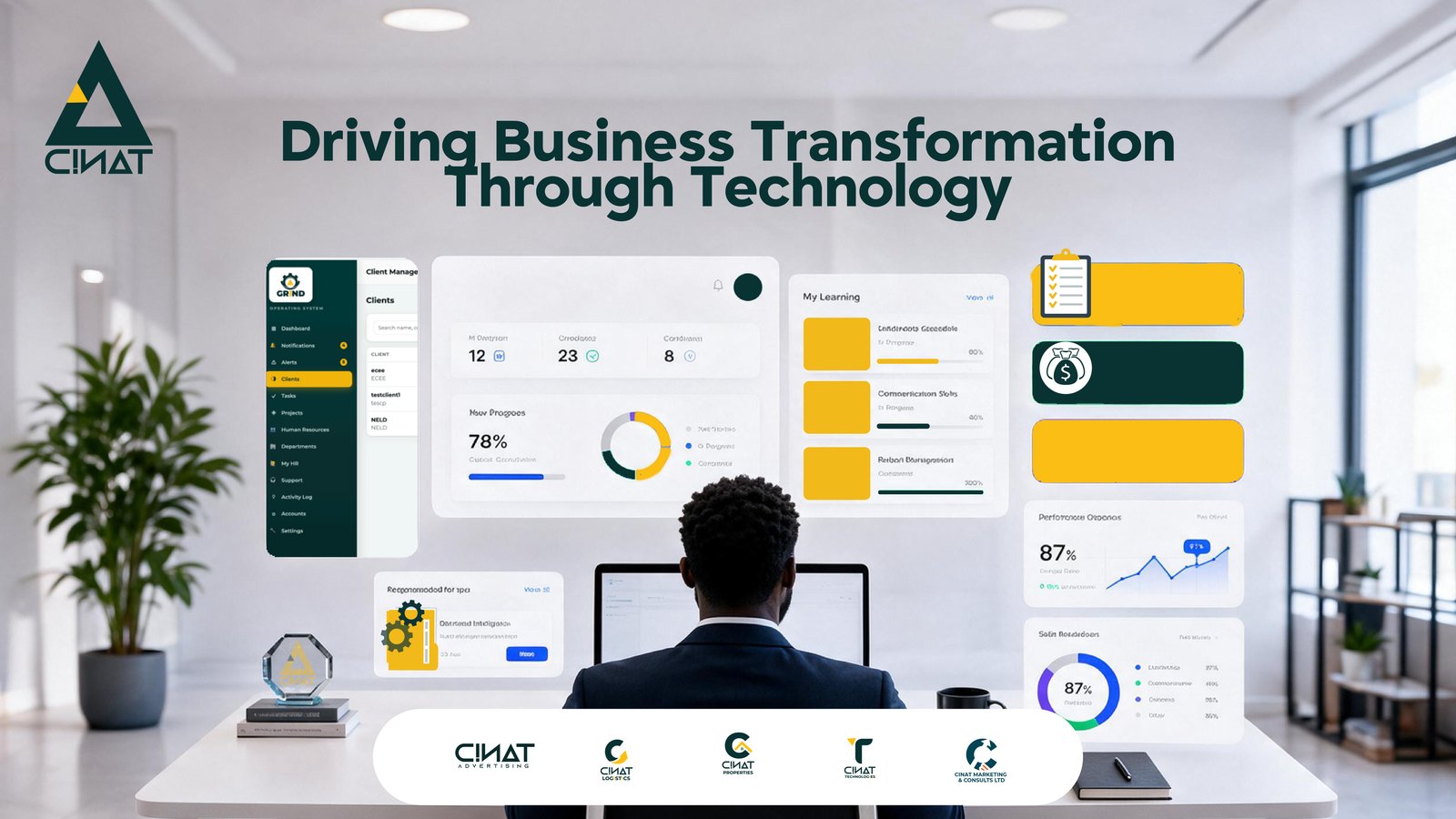 CINAT Group extends to digital business transformation through CINAT Technologies by gracing the market with the GRIND