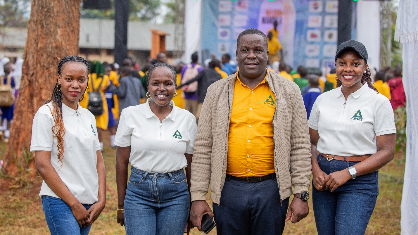 The CINAT Group team, led by CEO Mr. Katende Jackson, during the Mandela Day celebrations.